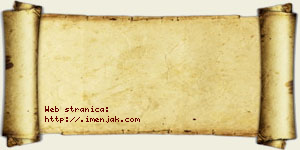 Jovana Karadžić vizit kartica